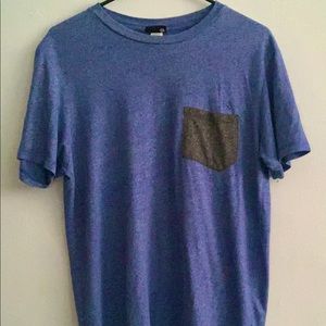 Blue / Gray Volcom Pocket T-Shirt